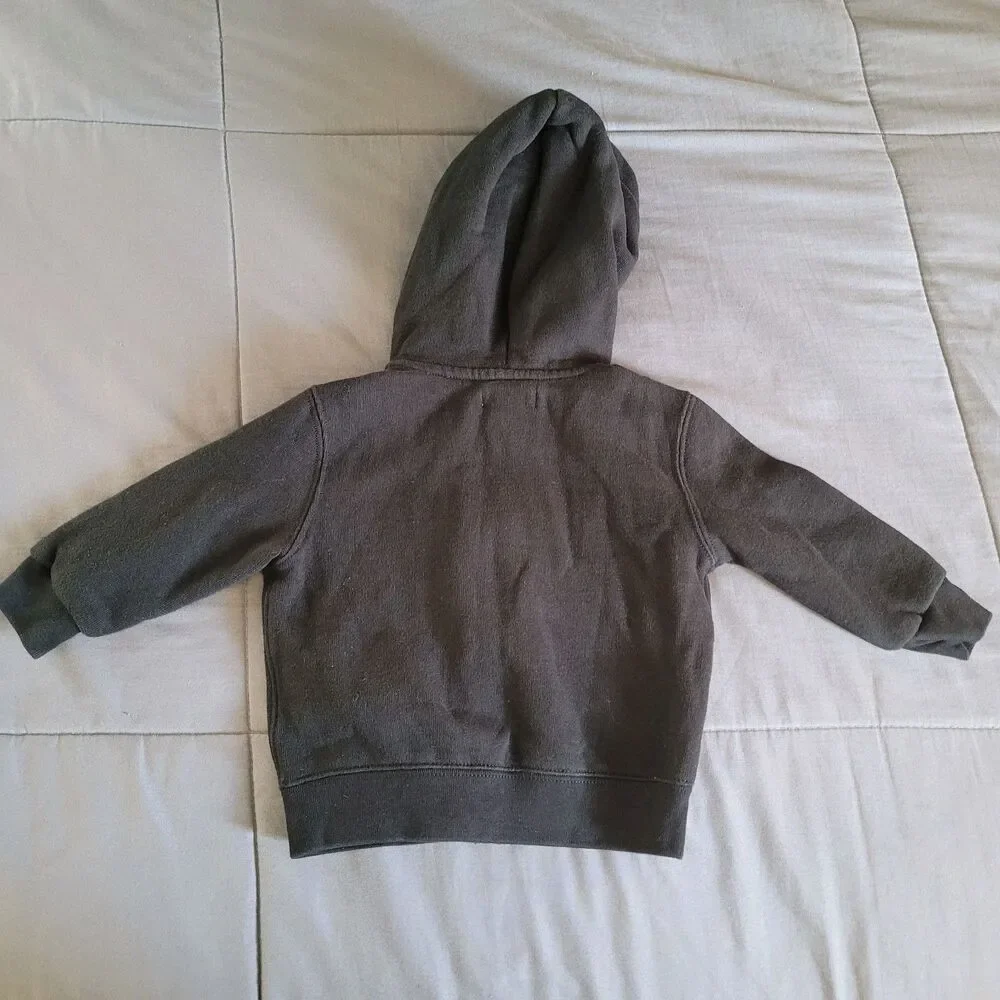 Polo Ralph Lauren Baby Boys Cotton Fleece Hoodie Color Black Zip Up 9 Months